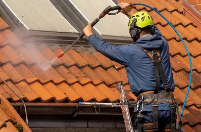 Démoussage et hydrofuge de toiture au Quillio