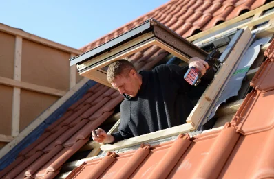 Pose de fenêtres de toit Velux au Quillio